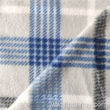 Plaid Printed Polar Fleece Fabric